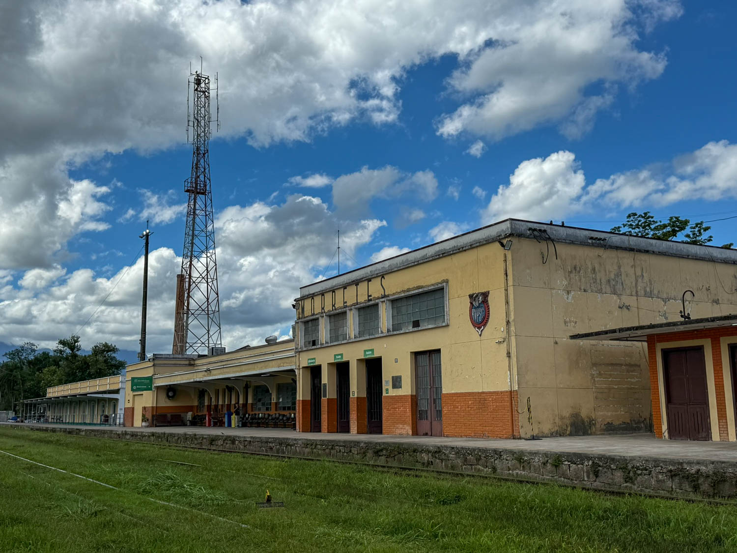 Historic Morretes Railway Station Estação Ferroviária de Morretes in Paraná Brazil where the Serra Verde Express train journey ends