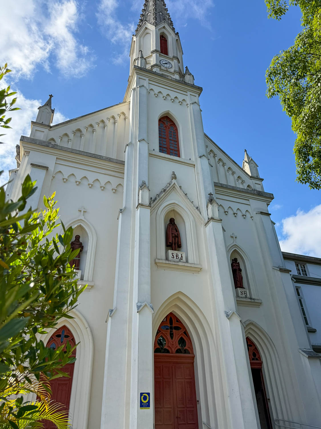 Paróquia Senhor Bom Jesus dos Perdões church in Curitiba Brazil near the departure point for the Serra Verde Express scenic train