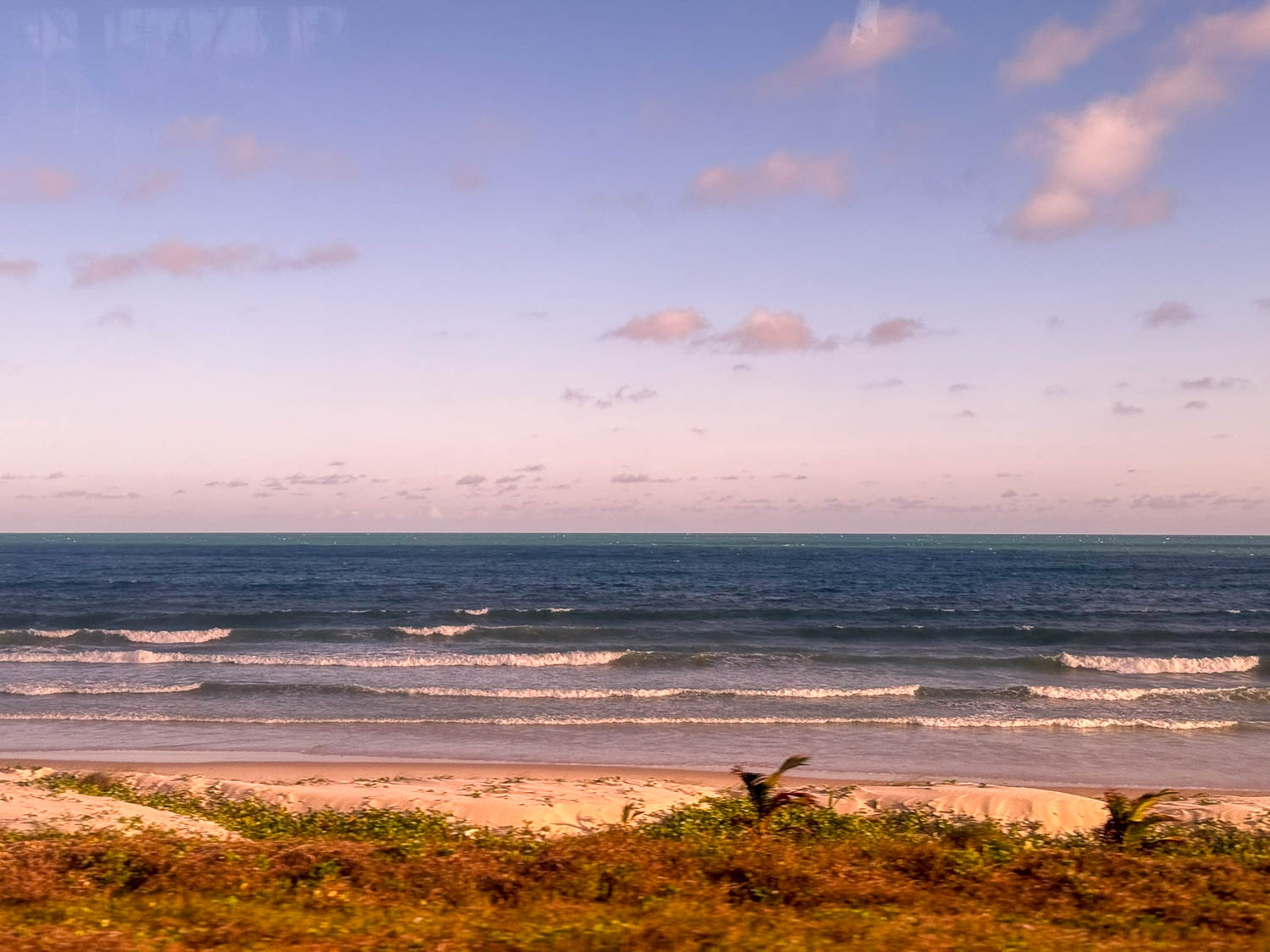Sweeping coastal views at Pontal da Barra near Maceio Brazil