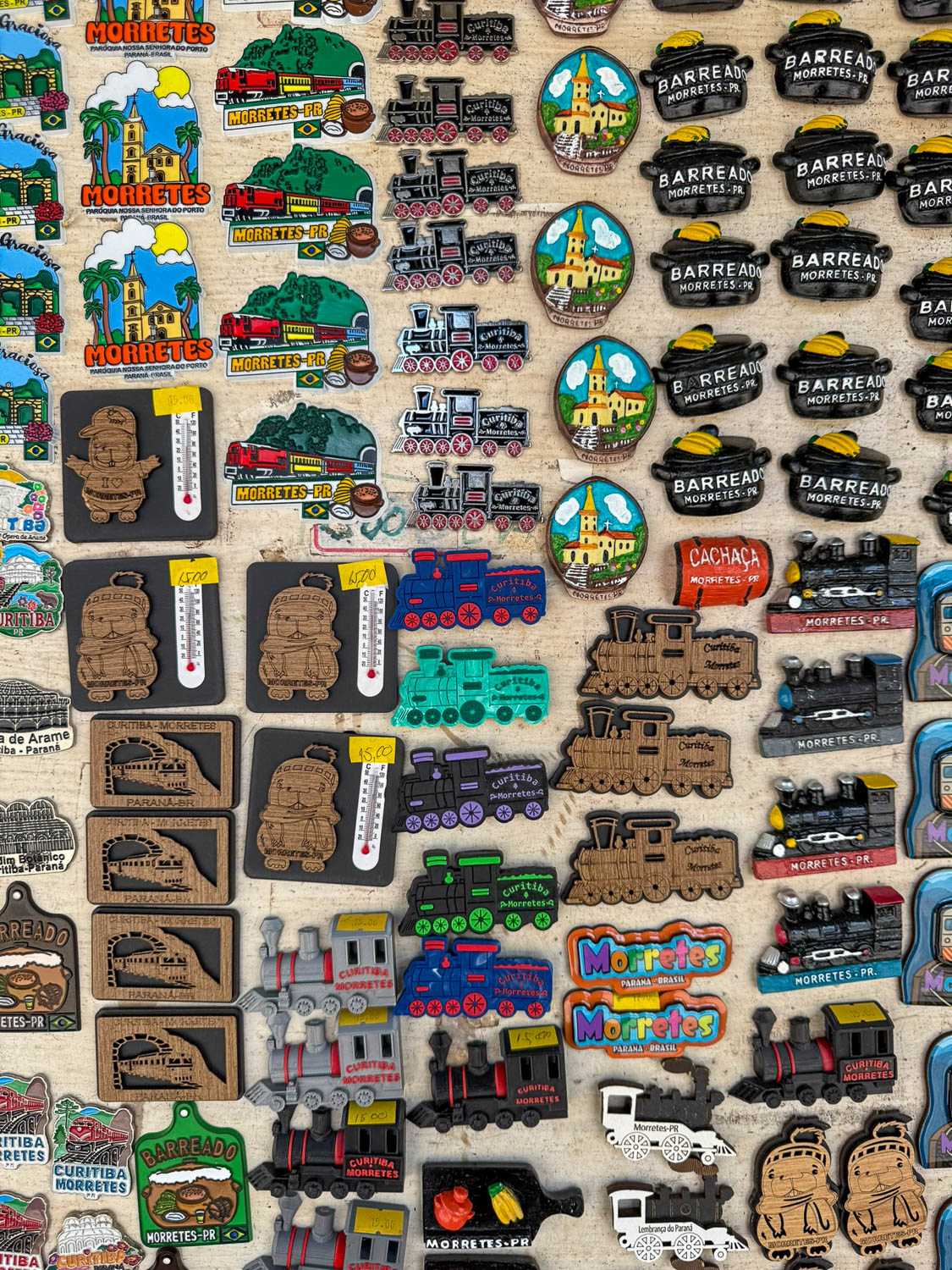 Serra Verde Express scenic train traveling between Curitiba and Morretes through Brazil’s Atlantic Forest mountains.