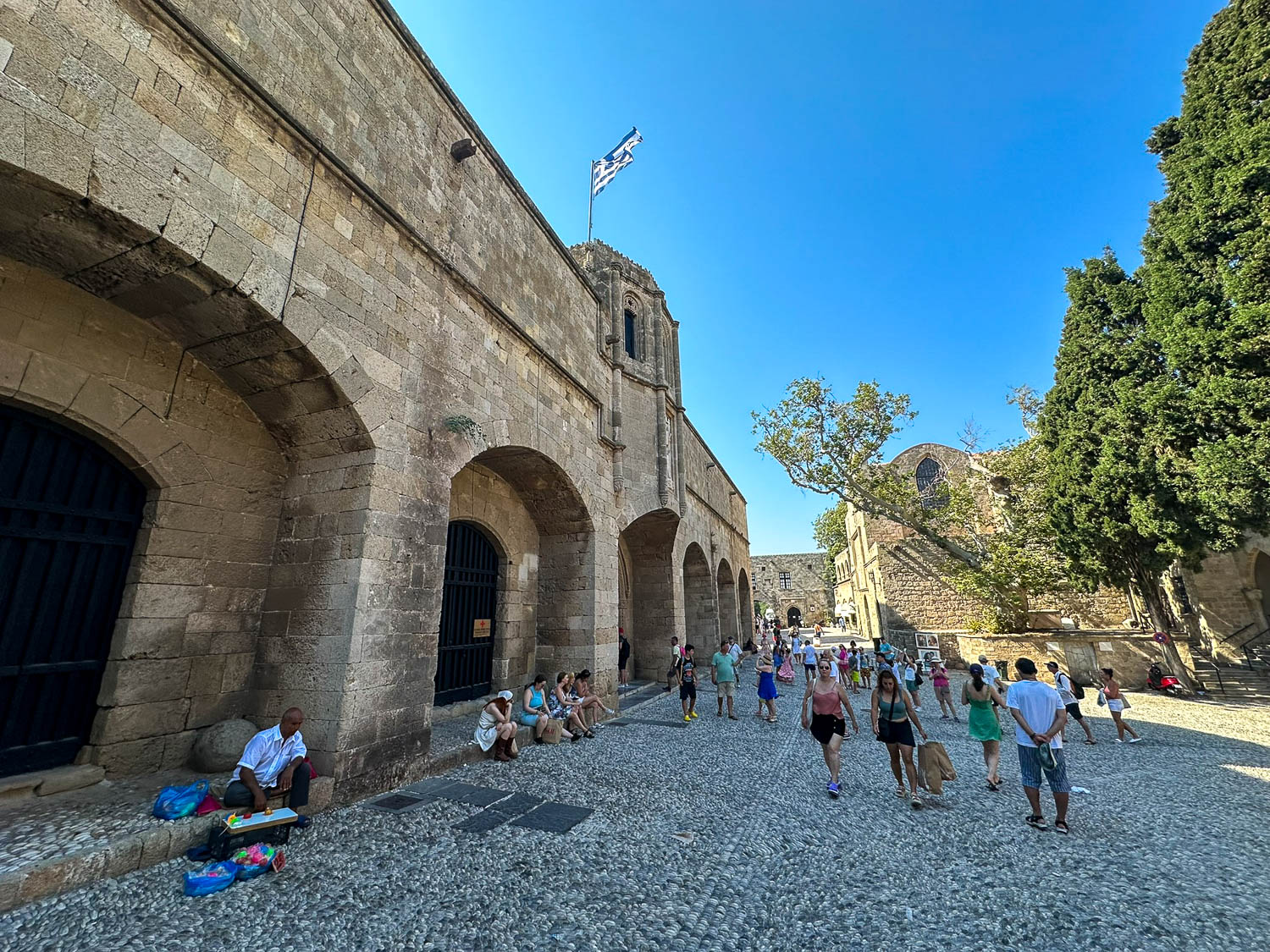 Old Town Rhodes, Greece: The Best Things To Do and See 14 Street of the Knights in Old Town Rhodes Greece with medieval stone buildings and arches