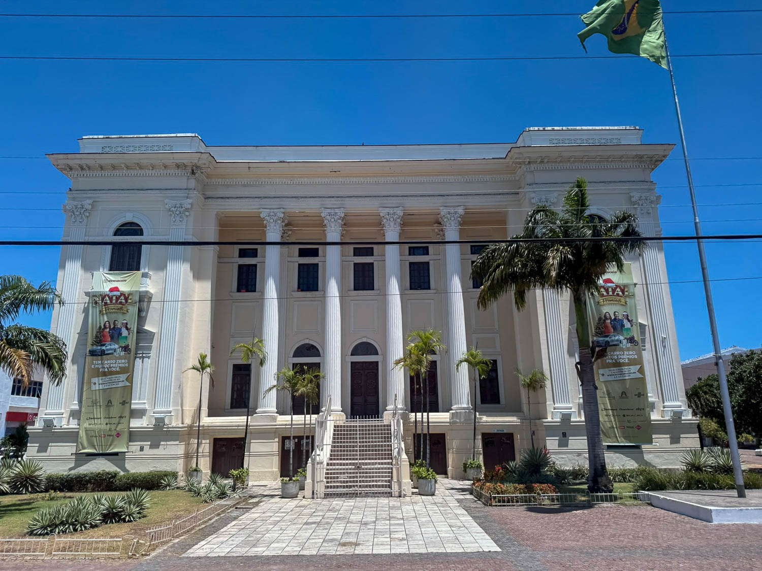 Teatro Deodoro historic theater in downtown Maceio Alagoas Brazil