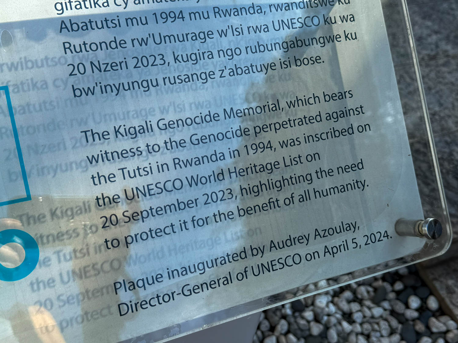 Kigali Genocide Memorial in Rwanda recognized as a UNESCO World Heritage Site