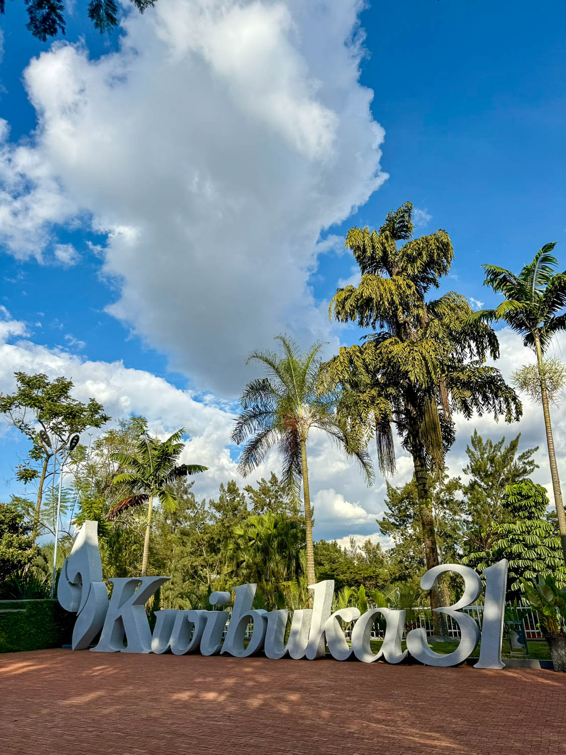 Kwibuka remembrance message at Kigali Genocide Memorial symbolizing reflection and unity in Rwanda