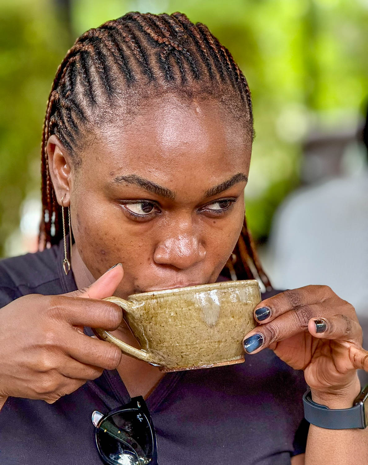 Freshly brewed Rwandan coffee at Question Coffee in Kigali a must try experience