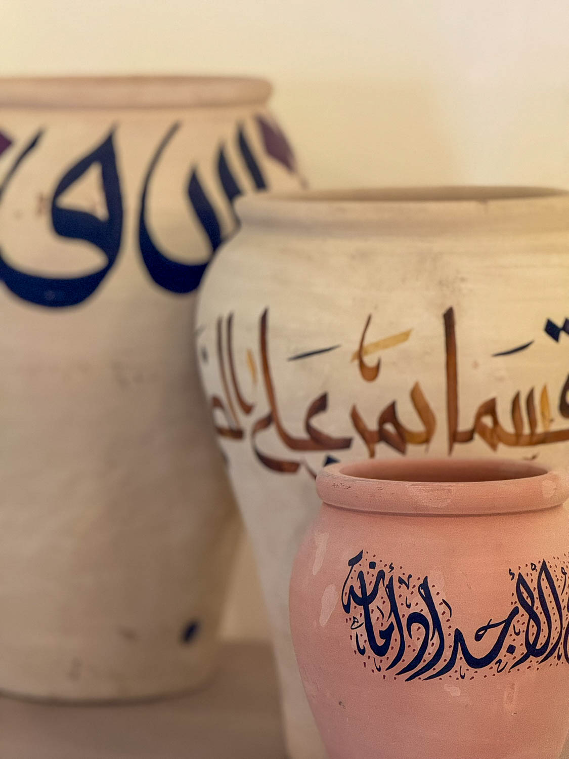 Pottery demonstration at Souq Waqif Doha Qatar with local artisans creating traditional crafts