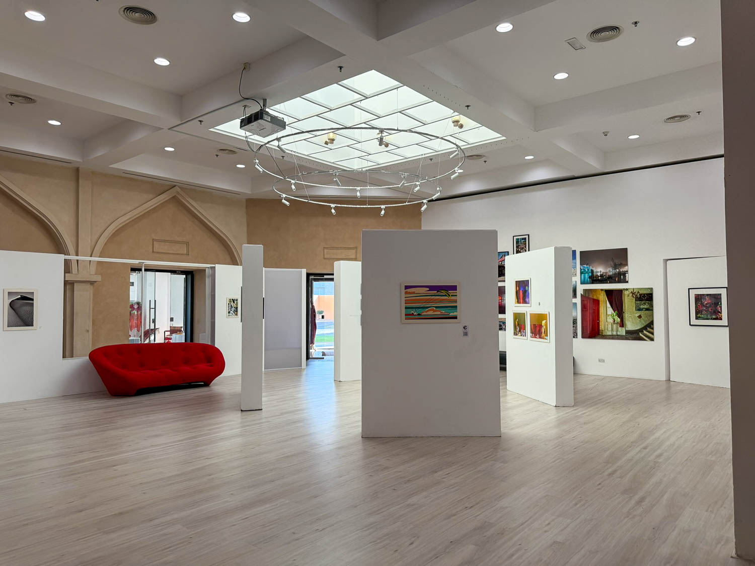 Contemporary art gallery inside Katara Cultural Village in Doha Qatar
