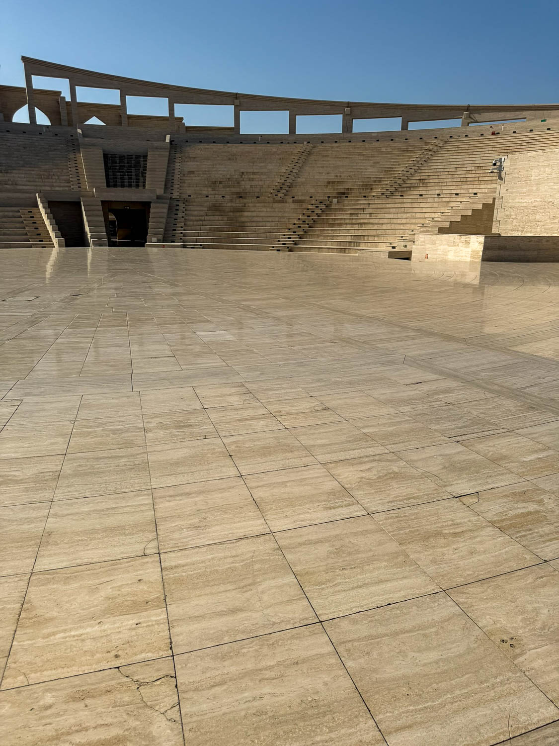 The Katara Amphitheater at Katara Cultural Village in Doha Qatar