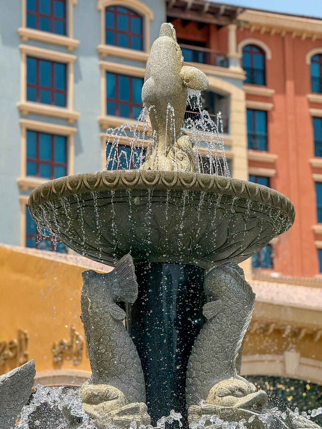 Family-friendly water features at Medina Centrale in The Pearl-Qatar Doha