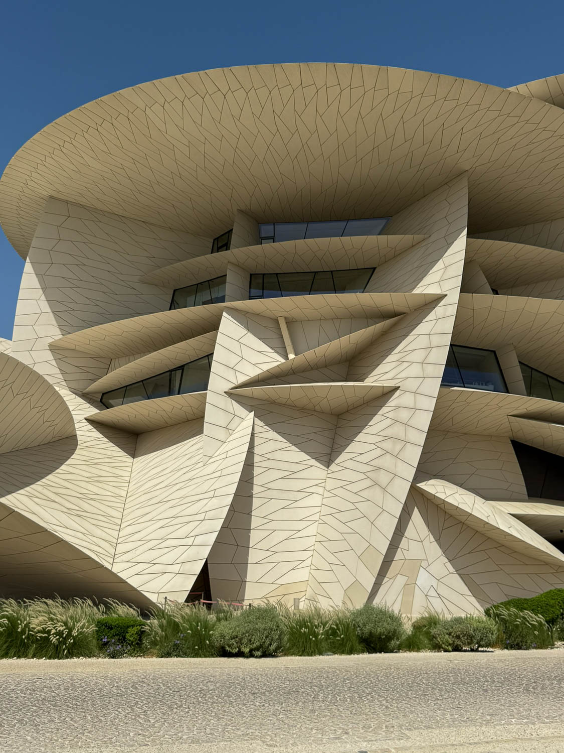 National Museum of Qatar in Doha featuring exhibits on Qatari culinary heritage