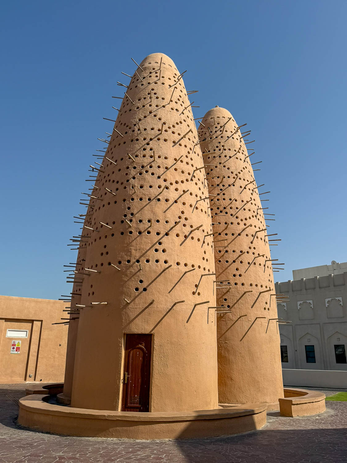 Traditional Pigeon Towers at Katara Cultural Village in Doha Qatar
