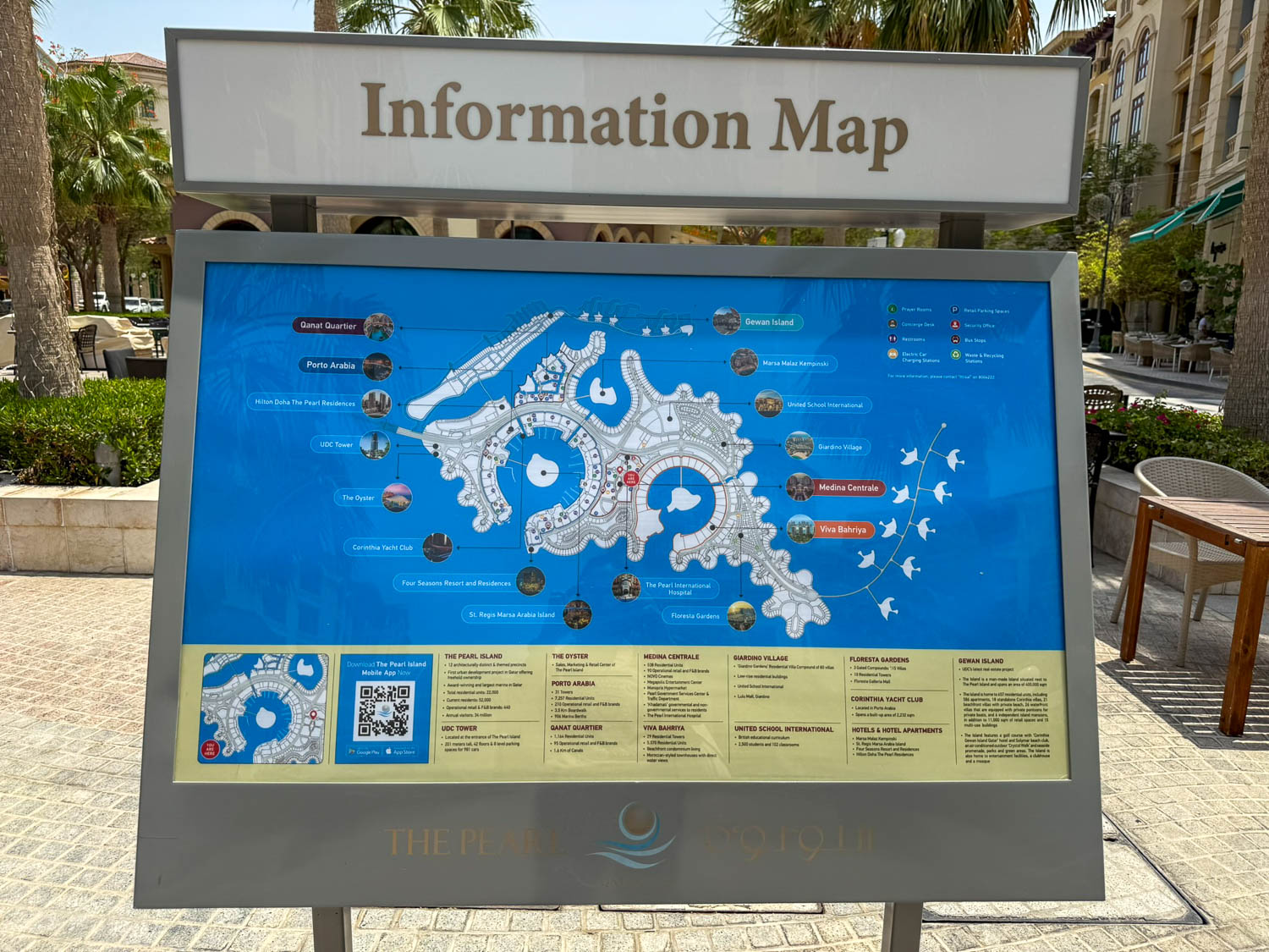 Overview of Medina Centrale at The Pearl Qatar in Doha