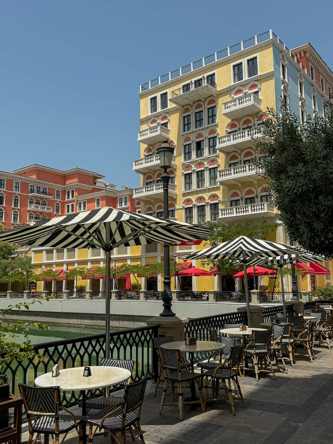 Venetian-inspired Qanat Quartier district at The Pearl Qatar