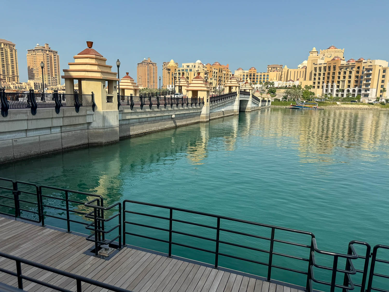Coastal seagrass habitat along The Pearl Qatar shoreline