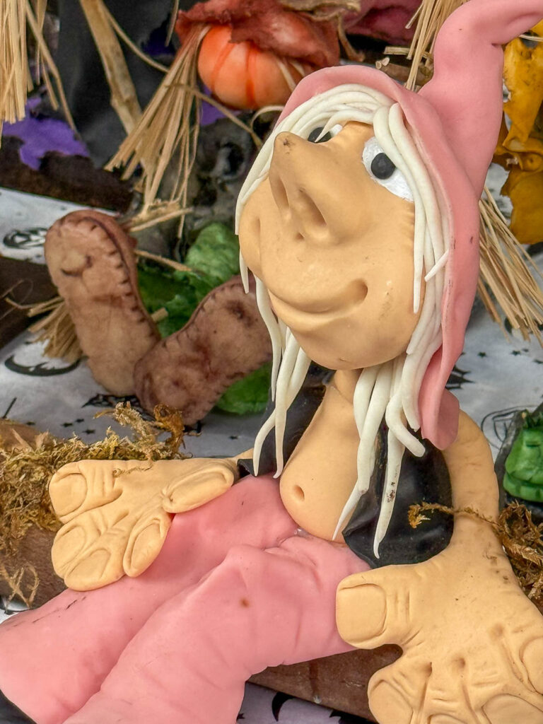Colorful handmade artwork and crafts at Feira de Artes de Embu das Artes near São Paulo Brazil