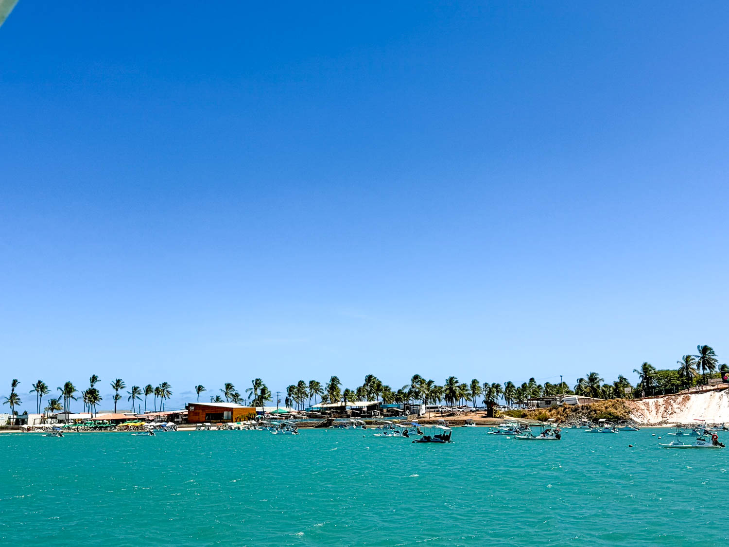 Lagoons rivers and reefs along the Alagoas coast near Maceio
