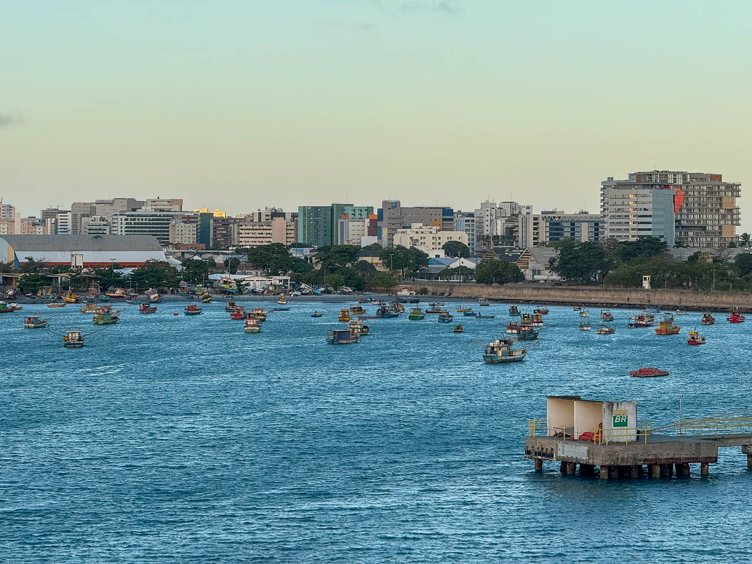 Waterfront view beside Maceio Historic Center showcasing the city's historic port district