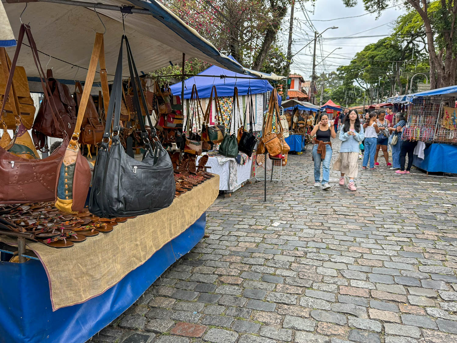 Museums of Embu das Artes: A Guide to the Town’s Cultural and Artistic Highlights 6 Visitors exploring the artisan market and museums of Embu das Artes on a weekend visit